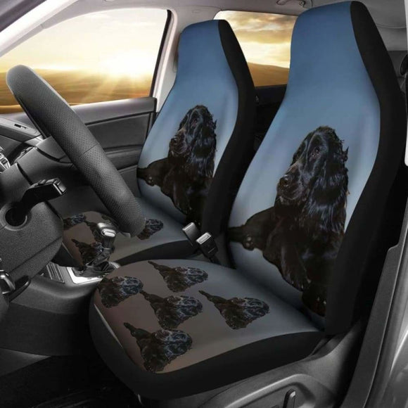 Cocker Spaniel Car Seat Cover Black 195016 - YourCarButBetter