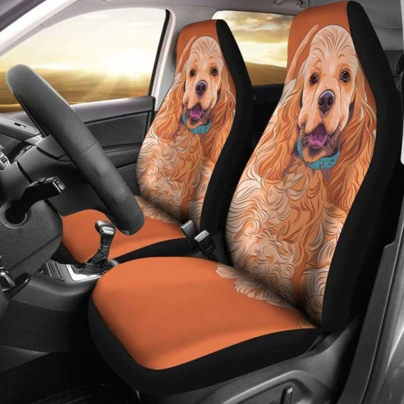 Cocker Spaniel Dogs Pets Car Seat Covers 195016 - YourCarButBetter