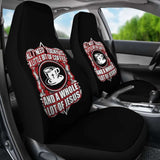 Coffee And A Whole Lot Of Jesus Christianity Car Seat Covers 184610 - YourCarButBetter