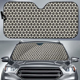 Coffee Bean Abstract Modern Pattern Car Auto Sun Shades 460402 - YourCarButBetter