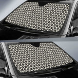 Coffee Bean Abstract Modern Pattern Car Auto Sun Shades 460402 - YourCarButBetter