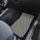 Coffee Bean Abstract Modern Pattern Front And Back Car Mats 163730 - YourCarButBetter