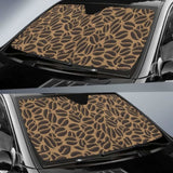 Coffee Bean On Brown Background Car Auto Sun Shades 460402 - YourCarButBetter