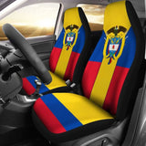 Colombia Coat Of Arms Car Seat Cover 105905 - YourCarButBetter
