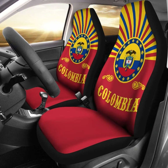 Colombia Coat Of Arms Car Seat Covers Amazing 105905 - YourCarButBetter