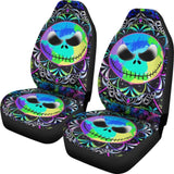 Color Jack Skellington Car Seat Cover 101819 - YourCarButBetter