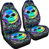 Color Jack Skellington Car Seat Cover 101819 - YourCarButBetter