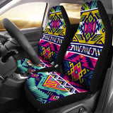 Colorful Aztec Car Seat Covers 174510 - YourCarButBetter