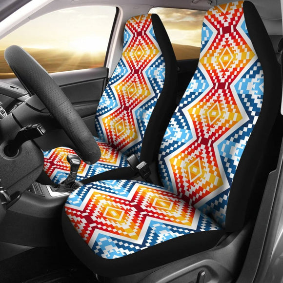 Colorful Aztec Designed Car Seat Covers 174510 - YourCarButBetter
