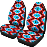 Colorful Blue And Red Aztec Design 174510 - YourCarButBetter