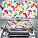 Colorful Chameleon Lizard Pattern Car Auto Sun Shades 182102 - YourCarButBetter