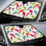 Colorful Chameleon Lizard Pattern Car Auto Sun Shades 182102 - YourCarButBetter
