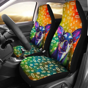 Colorful Chihuahua Dog Car Seat Covers Amazing 091114 - YourCarButBetter