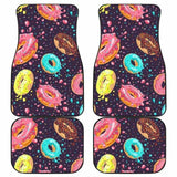 Colorful Donut Glaze Pattern Front And Back Car Mats 153908 - YourCarButBetter