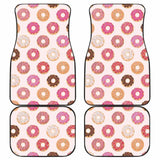 Colorful Donut Pattern Front And Back Car Mats 153908 - YourCarButBetter