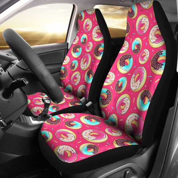 Colorful Donuts Car Seat Covers 211801 - YourCarButBetter