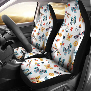 Colorful Dragonfly & Butterfly Car Seat Covers 135711 - YourCarButBetter