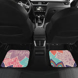 Colorful Floral Mandalas Car Floor Mats 093223 - YourCarButBetter