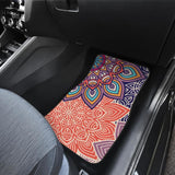 Colorful Floral Mandalas Car Floor Mats 093223 - YourCarButBetter