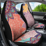 Colorful Floral Mandalas Car Seat Covers 153908 - YourCarButBetter