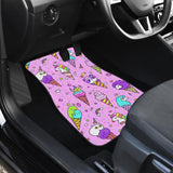 Colorful Funny Cute Ice Cream Car Floor Mats 211703 - YourCarButBetter