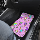 Colorful Funny Cute Ice Cream Car Floor Mats 211703 - YourCarButBetter