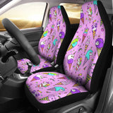 Colorful Funny Cute Ice Cream Car Seat Covers 211703 - YourCarButBetter