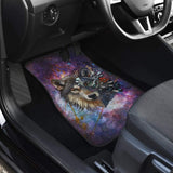 Colorful Galaxy Wolf Design Car Floor Mats Automotive 212202 - YourCarButBetter
