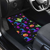 Colorful Halloween Background Front And Back Car Mats 102802 - YourCarButBetter