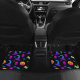 Colorful Halloween Background Front And Back Car Mats 102802 - YourCarButBetter