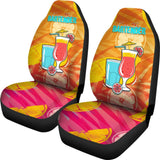 Colorful Kiss The Bartender Car Seat Covers 211601 - YourCarButBetter