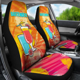 Colorful Kiss The Bartender Car Seat Covers 211601 - YourCarButBetter