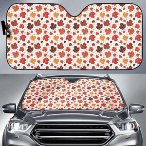 Colorful Maple Leaf Pattern Car Auto Sun Shades 174510 - YourCarButBetter