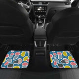 Colorful Mushroom Design Pattern Front And Back Car Mats 174914 - YourCarButBetter