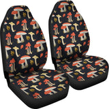Colorful Mushroom Pattern Car Seat Covers 211706 - YourCarButBetter