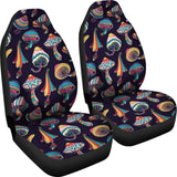 Colorful Mushroom Pattern Custom Car Accessories Car Seat Covers 211301 - YourCarButBetter