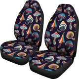 Colorful Mushroom Pattern Custom Car Accessories Car Seat Covers 211301 - YourCarButBetter