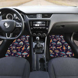Colorful Mushroom Pattern Front And Back Car Mats 174914 - YourCarButBetter