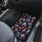 Colorful Mushroom Pattern Front And Back Car Mats 174914 - YourCarButBetter