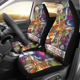 Colorful Mycology Mushroom Car Seat Covers 174914 - YourCarButBetter
