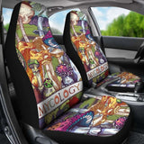 Colorful Mycology Mushroom Car Seat Covers 174914 - YourCarButBetter