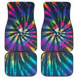 Colorful Neon Tie Dye Car Floor Mats 174510 - YourCarButBetter