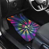 Colorful Neon Tie Dye Car Floor Mats 174510 - YourCarButBetter