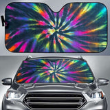 Colorful Neon Tie Dye Car Sun Shades 104020 - YourCarButBetter