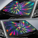 Colorful Neon Tie Dye Car Sun Shades 104020 - YourCarButBetter