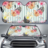 Colorful Orchid Flower Pattern Car Auto Sun Shades 182102 - YourCarButBetter