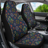 Colorful Owl Pattern Car Seat Covers 105905 - YourCarButBetter