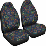 Colorful Owl Pattern Car Seat Covers 105905 - YourCarButBetter
