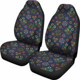 Colorful Owl Pattern Car Seat Covers 174716 - YourCarButBetter