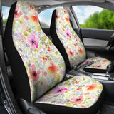 Colorful Pink Watercolor Floral Car Seat Covers 174510 - YourCarButBetter